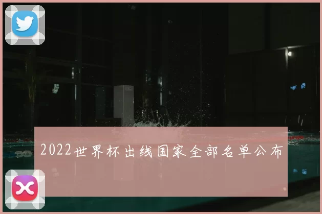 2022世界杯出线国家全部名单公布